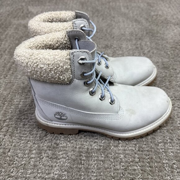Timberland Premium Boots Gray Women’s Size 6 - Picture 3 of 12